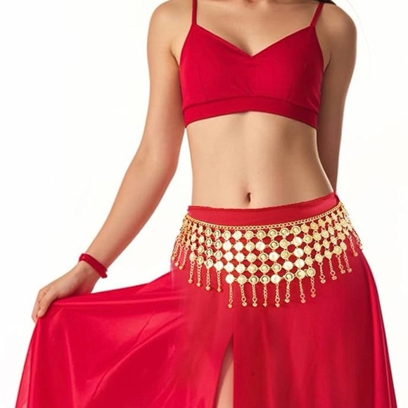 Accessories - NEW! Coin Chain Waist Belt Gold Tone